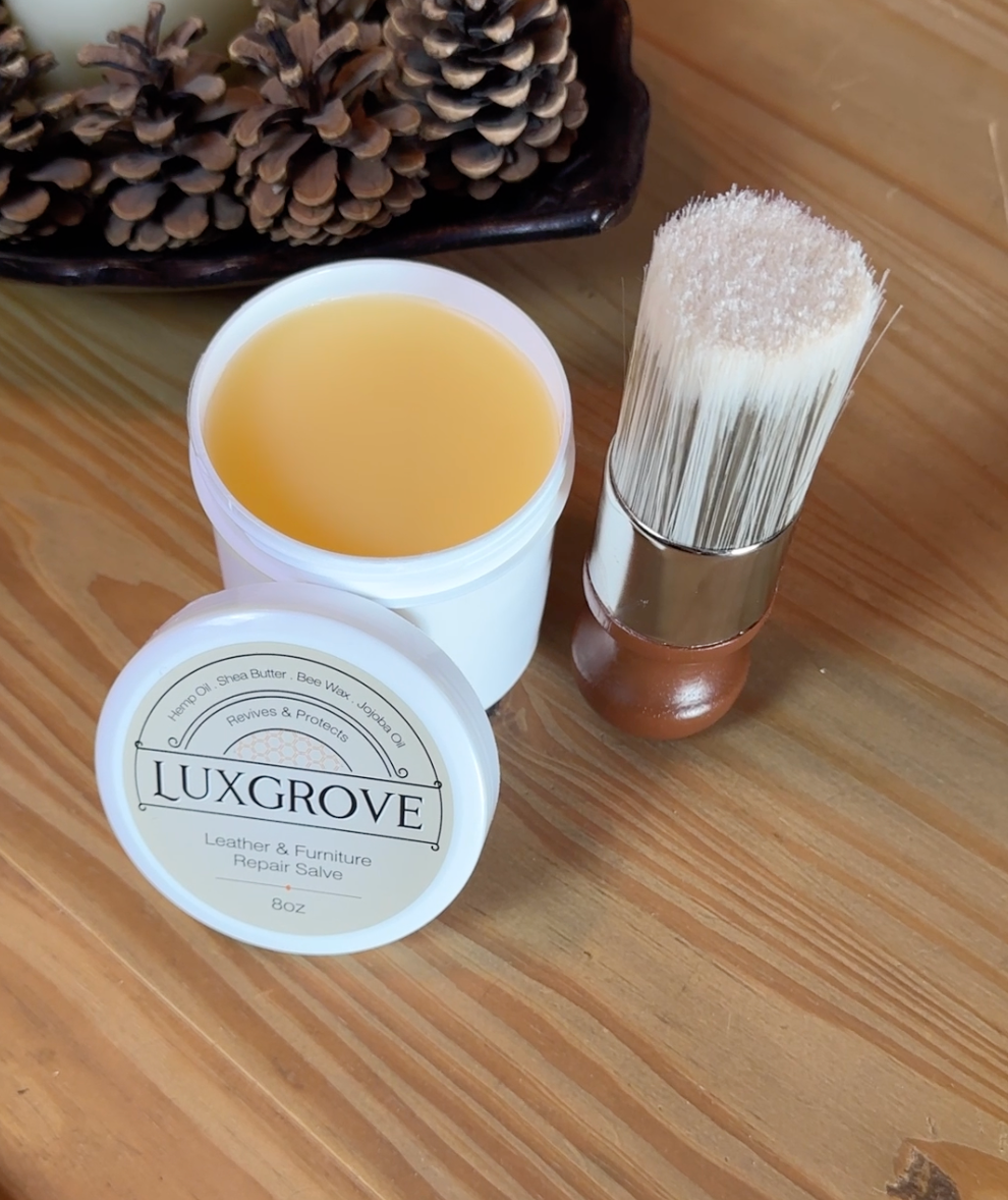 Luxgrove Restaurador de Cuero y Madera+2 Cepillos