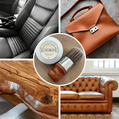 Luxgrove Restaurador de Cuero y Madera+2 Cepillos